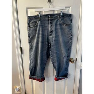 Eddie Bauer sees Flannel Lined Jeans sz 44